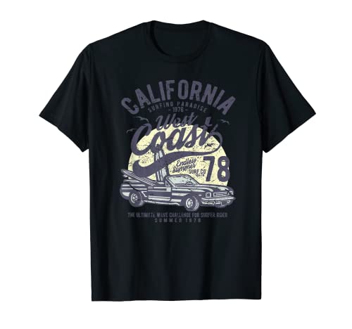 California West Coast Surf Paradise 78 Vintage T-Shirt T-Shirt