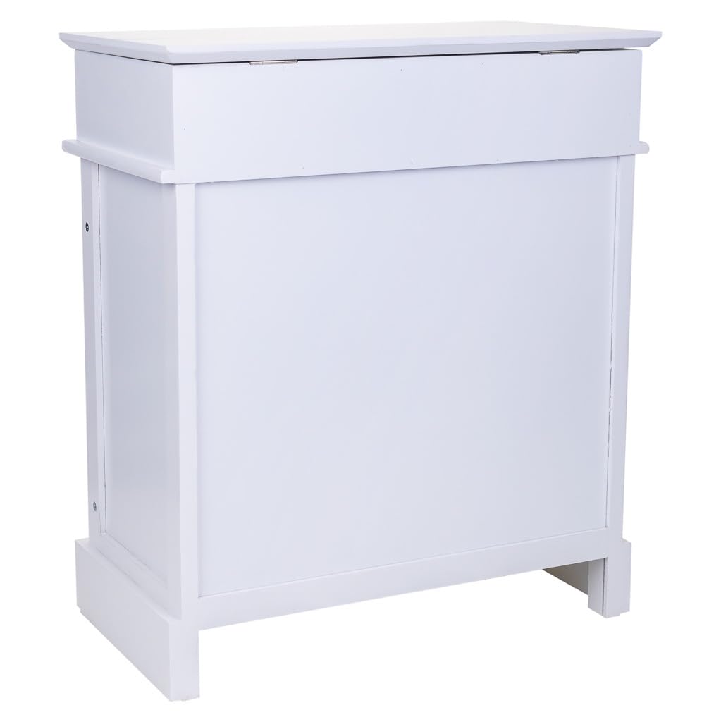 WANDERLUST DECO Zapatero de Madera Blanco 50x28x58