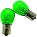 IPCW CWB-1156G Green Twist Mount 1156 Bulb - Pair