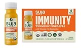 Suja Organic Immunity Wellness Shot with Tumeric & PineApple & Vitamin C & Probiotics NON GMO No Added Sugar Vegan Liquid (Pack of 10)