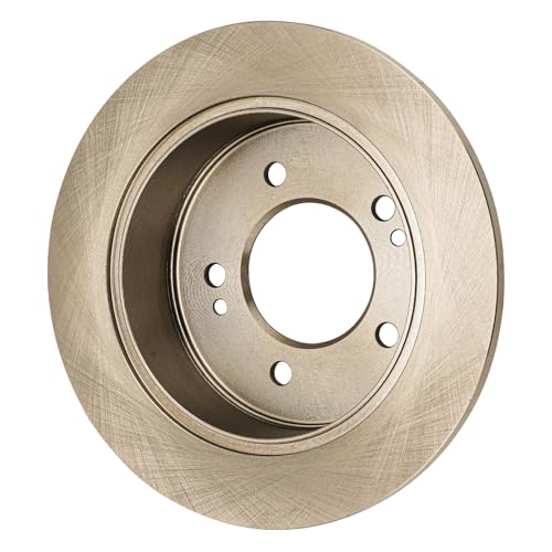 KAX 31339 Rear Brake Rotors Compatible with Hyundai Sonata 2005-2010, Tucson 2005-2009, XG350 2002-2005, XG300 2001, Kia Optima 2006-2010, Sportage 2005-2010, 1pcs by KAX - Used condition - US$19.00