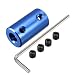 Uxcell a15102700ux1226 6mm to 6mm Aluminium Alloy Motor DIY Shaft Coupling Joint Connector