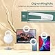 ATUMTEK Ringlicht Handy Selfie Licht - LED Licht Aufsatz für iPhone/Smartphone, 3 Farbmodi & 4 Helligkeiten, USB Wiederaufladbares Clip-On Lichts für Selfies, Videoanrufe, Zoom, Make-up