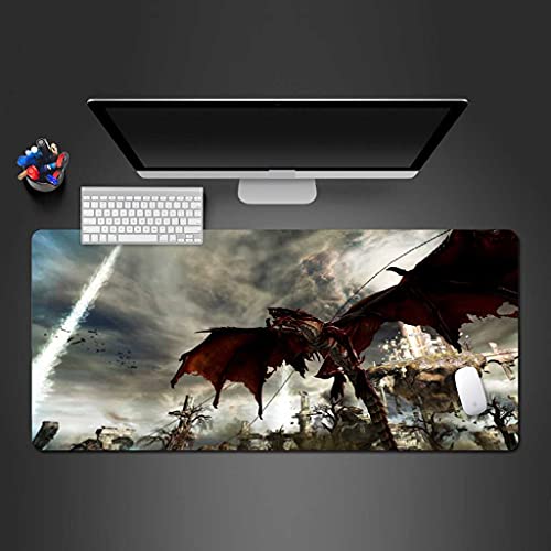 Tapis de souris gaming grand sous main bureau 900x400 mm pour éliminer les glissements