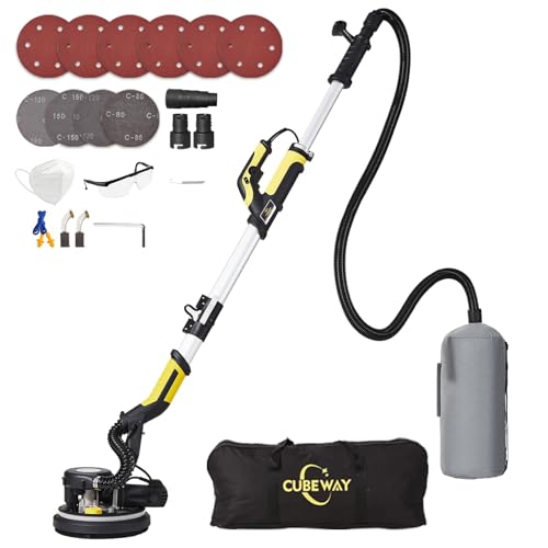 Ponceuse Girafe, Girafe Ponceuse 750W, LED Poignée télescopique Moteur, 7...