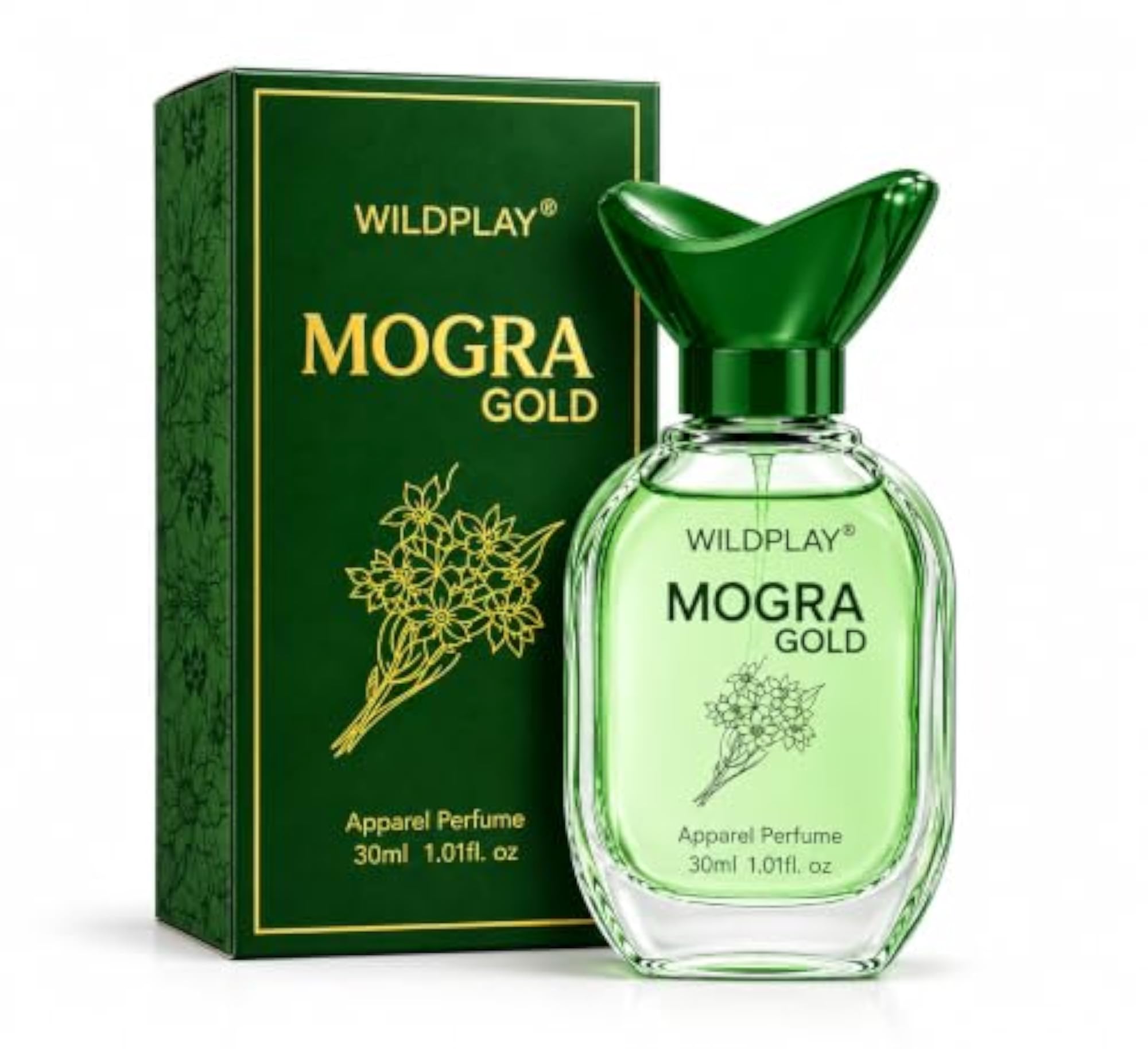 Mogra Gold Perfume 30ml, Premium Floral Jasmine