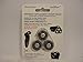 Shaver-Parts HQ8 HQ9 HQ177 - Paquete de 3 cabezales para afeitadoras Philips, color plateado