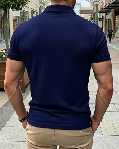 Image of AUSK Polo T-Shirt for Men || Half Sleeves Neck Polos Men Tshirt