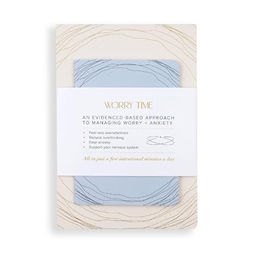 Worry Time Guided Mental Health Notepad for Anxiety, Overthinking &