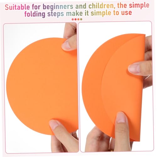 Papier origami rond épais anti-déchirure pour décorations