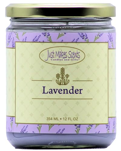 Bougie soja lavande Just Makes Scents contre le stress nocturne