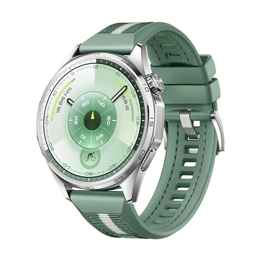 Smartwatch, HUAWEI WATCH GT 6 46mm, Potenciômetro de Ciclismo no Pulso, Bateria com Autonomia de Até 21 Dias, Bem-Estar Emocional Multidimensional, Compatível com iOS e Android, GPS Integrado, Verde