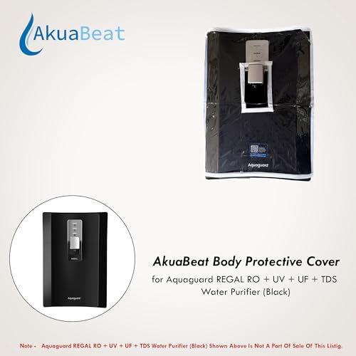 Image of Protective Cover Compatible with Aquaguard Regal RO+UV Water Purifier (Blue),Durable Design Featuring Scratch proof, Dustproof Protection & Convenient Velcro Patch for Easy Installation.