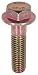 U-Turn - M10-1.50 x 40 mm Hex Flange Bolt Din 6921 10.9 Zinc Yellow (5 Pack)