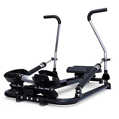 Image of Rowing Machine Multi-Function Rowing Machine 6-Stage Hydraulic Resistance Adjustment 120Kg Max Weight Exercise Fitness Machine for Home Gym