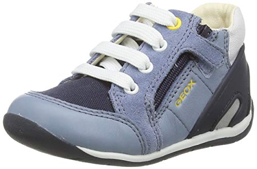 Geox B Each Boy B, Zapatillas Bebé-Niños, Azul (Lt Jeans/Navy Ca4f4), 18 EU