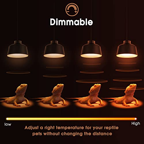 Image of Briignite G9 Heat Lamp Bulbs for Reptile, Mini Reptile Light, Dimmable G9 Mini Heat Bulbs Warm White 50W, 2 Pin Base UVA Reptile Heat Lamp, Bearded Dragon Gecko Turtle Lizard, 6 Pack