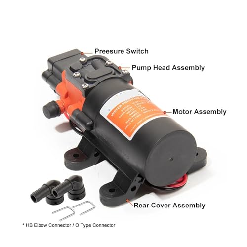 Moteur de distribution d'eau 12V pour resoudre la basse pression