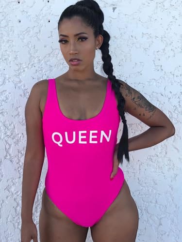 Image of IFFEI Family Matching Mommy and Me Swimsuits One Piece Swimwear Modest Bathing Suits Beachwear for Beach Pool Vacation