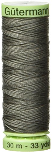 Gütermann hilo de coser top stitch 33 yd gris miniatura 1