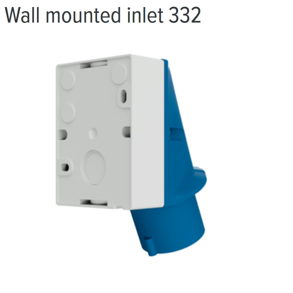 Mennekes 332 Montado En La Pared, Terminal De Tornillo Entrada, IP