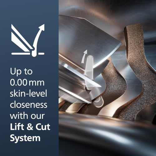 Philips Norelco Shaver Series 9000 Prestige, Wet and Dry Electric Shaver, System, SenseIQ Technology, Precision Trimmer, Nose Trimmer, Qi Charging Pad, Cleaning Pod, Adriatic Blue, SP9886/89 - Image 4