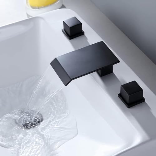 Grifo de baño de cascada monomando de dos maneras para tocador moderno
