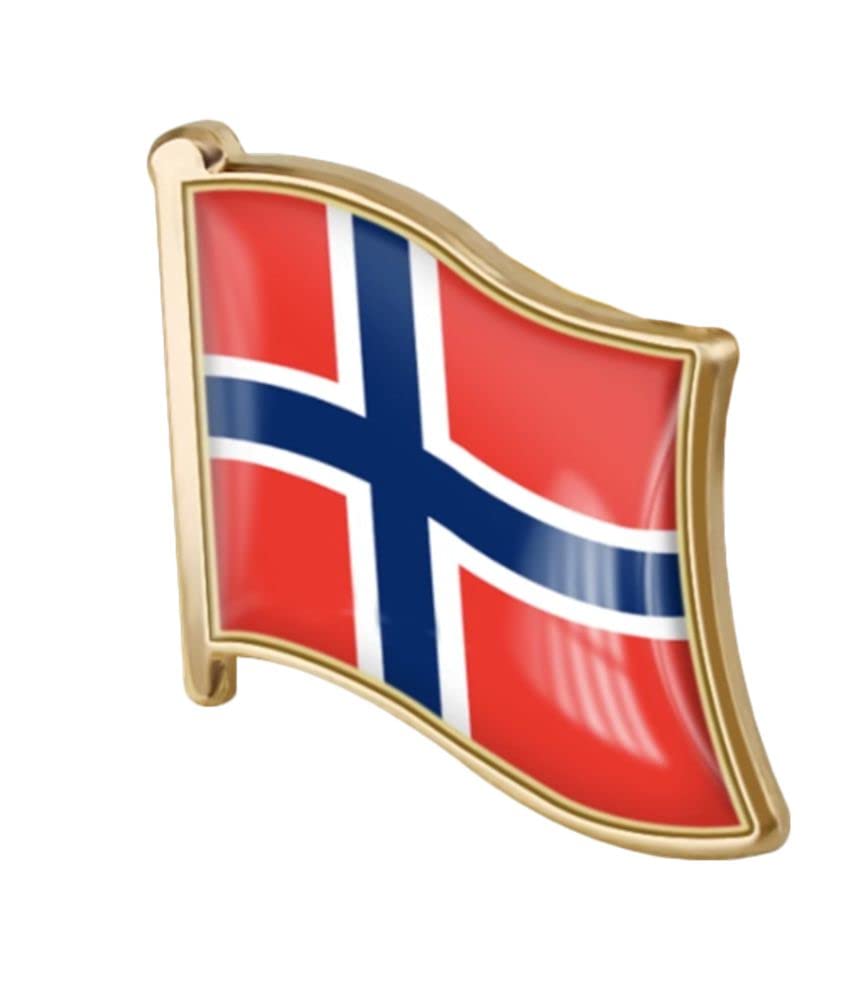 vmcoatdu Country Flag Pin Badge International Travel Brooch Metal Alloy Souvenir Pin for Hat Clothes Backpack