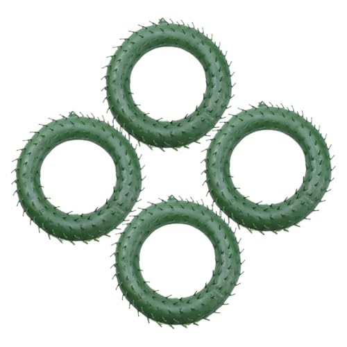 Alipis Crafts Wreath Bracket 4pcs Plastic Wreath Frames DIY Christmas Decorations Floral Rings