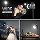 NEEWER Diffusor aus Silikon, Diffuser mit magnetischem Adapterring für Q4&Q6 Outdoor Blitz, Speedlite Flash Lichtmodifikator für Porträts, Produktfotografie, Hochzeiten, Werbung, CRS10