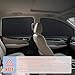 ZATOOTO Side Window Sun Shade - 4 Pack Car Window Covers 99% UV Light Block Car Curtains Magnetic Side Window Sun Shade Keeps Cooler for Breastfeeding, Taking a nap, Changing Clothes, Camping