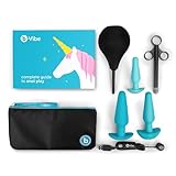 b-Vibe Training and Education Set Anal Plug Adult Toys, Adult Sex Toys Anal Plug for Couples, Anal Training, and Sexual Stimulation Device for Butt Plug