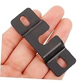 ibasenice Sound Bar Wall Mount Brackets for Speakers Black Metal Speaker Wall Bracket Compatible Surround Sound and Tv Mount under Screen - Image 7