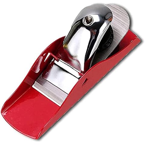 Adjustable Mini Hand Planer with 1 Replacement Blade for Woodworking, Flat Bottom Wood Trimming Tool for Crafts Working, Repairing Wooden Furniture Cover