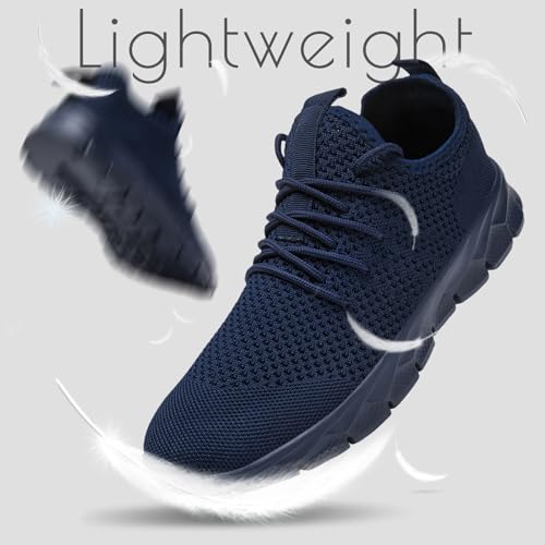 Image of ZGPWZWL Mens Running Shoes Fashion Sneakers Tennis Walking Casual Athletic Lightweight Breathable Workout Gym Comfortable Shoes