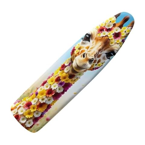 TOADDMOS Giraffe Flower Ironing Board Cover Cover