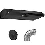 Upstreman 30 Inch Under Cabinet Range Hood, Stainless Steel ...