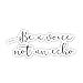 Be A Voice Not an Echo Inspirational Quote - 2 Pack - Laptop Stickers - 3.5" Vinyl Decal - Laptop, Phone, Tablet Vinyl Decal Sticker (2 Pack)