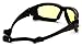 Pyramex I-Force Sporty Dual Pane Anti-Fog Goggle, Black Frame/Amber Anti-Fog Lens