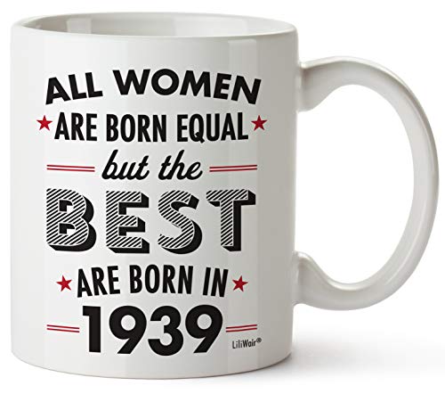 One-Day Sale: Up to 40% Off 81st Birthday Gifts For Women Eighty One Years Old Gift Mugs Happy Funny 81 Womens Womans Wifes Female Best Friend 1939 Mug Unique Ideas 39 Woman Wife Gag Dad Cute Girls Good Husband
