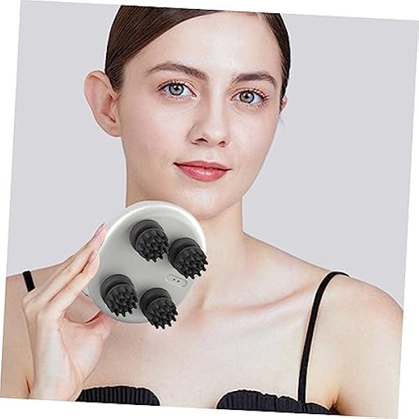 WOONEKY 1 Set Huvudmassageapparat Hårbottenmassageborste Hårmassageapparat För Hårbotten Massageverktyg Huvud Meridianmassageapparat Vibrerande Hårbottenmassageapparat Elektrisk