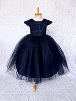 Algopix Similar Product 17 - Cap Sleeve Blush Navy French Lace Bow 3