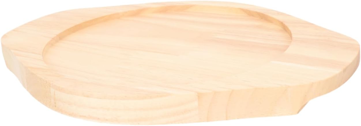 Wooden Heat Insulation Board for Casserole and Skillet Thickened Hot Pot Pad Coaster Feature for Dining and BBQ