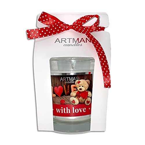 Artman Candles 130 g Teddy Duftkerze im Glas (Weiß) Cover