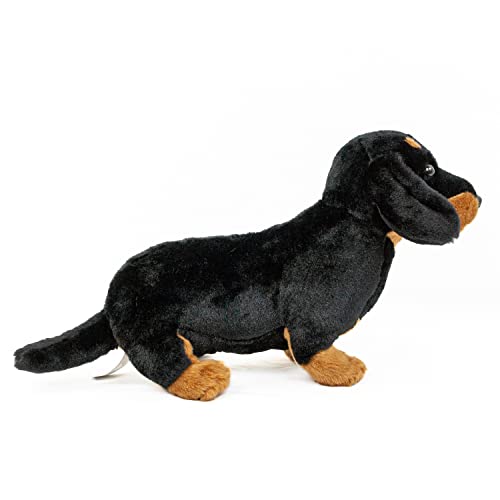Teddys Rothenburg Kuscheltier Hund Dackel 30 cm schwarz-braun Plüschhund Plüschtier