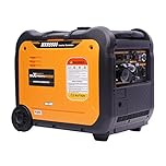 maXpeedingrods Groupe Electrogene Silencieux 5500W Inverter Essence 7,4 PS Démarrage Electrique et Télécommande avec Prises USB et 230V Generator 4 Temps Secours pour les Garage, Jardin, Chantier
