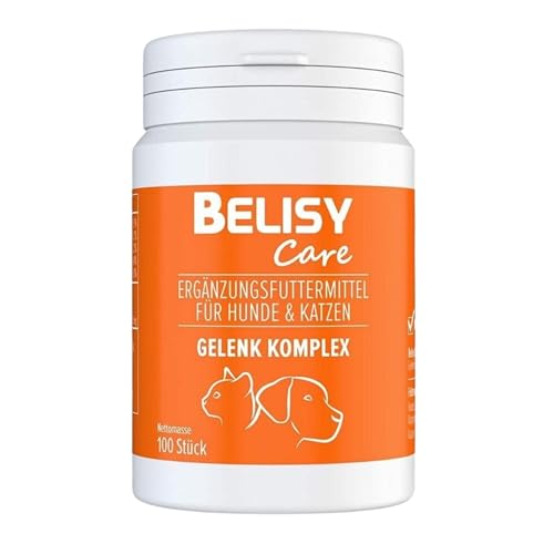 BELISY natürliche Gelenktabletten für Hunde - mit Grünlippmuschel, Glucosamin, Teufelskralle & MSM - Gelenk & Knochenschutz Tabletten für Hunde Gelenk Komplex (150g)