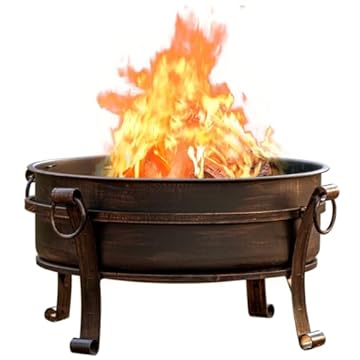 heavy duty wood burning fire pit