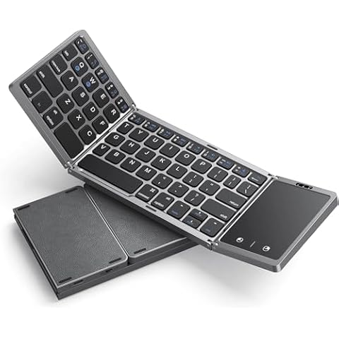 seenda Foldable Bluetooth Keyboard with Touchpad Cover