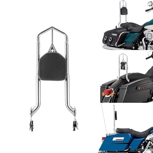 Dossier passager moto 31" sissy bar custom Harley Touring Street Glide